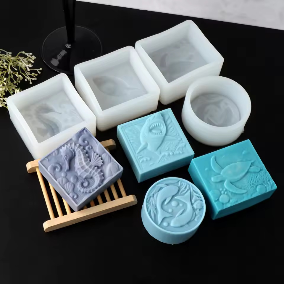 Soap Making Home - 3D Seahorse Silicone Soap Mold DIY
