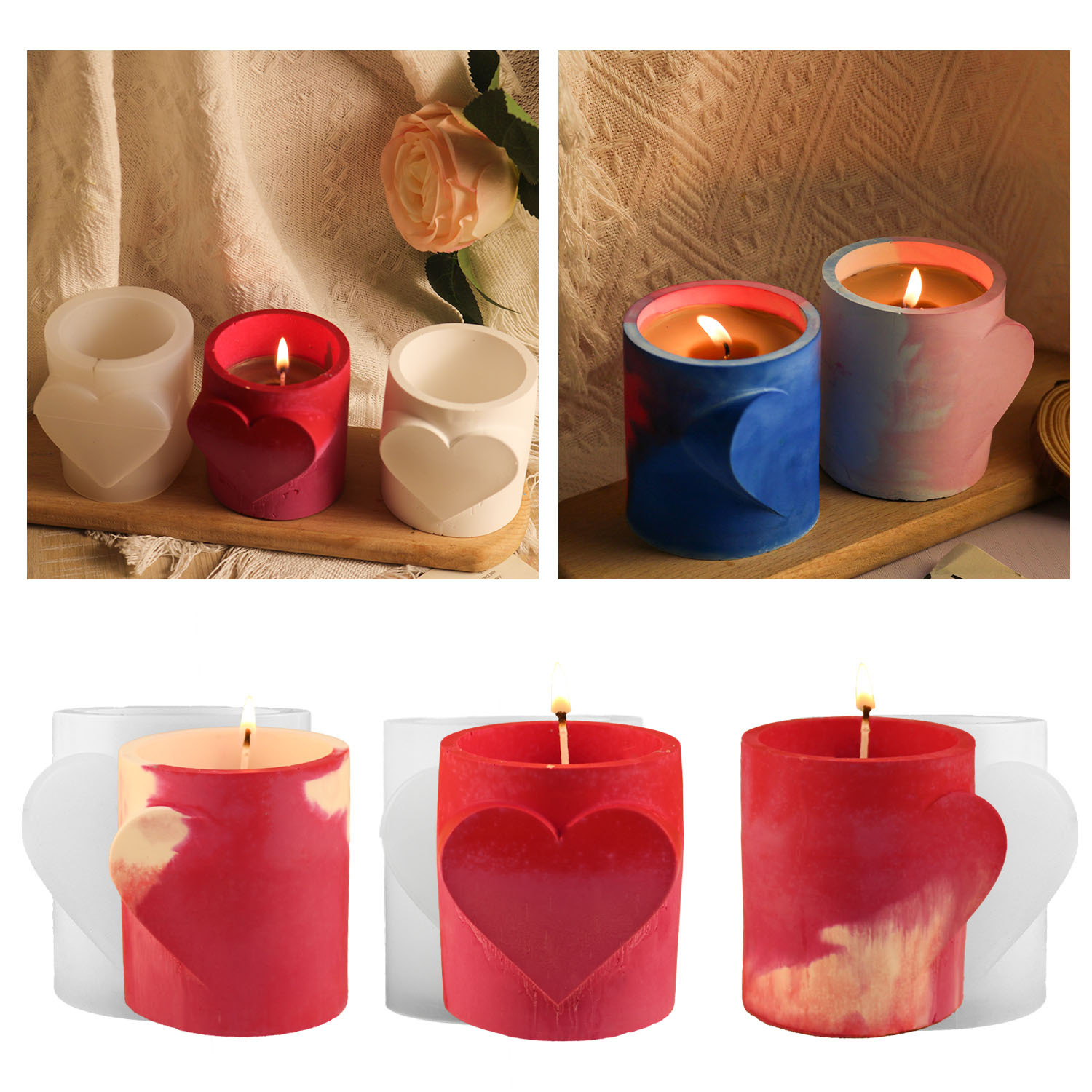 Love Candle Cup Scented Candle - đánh giá và giá Soap Making Home