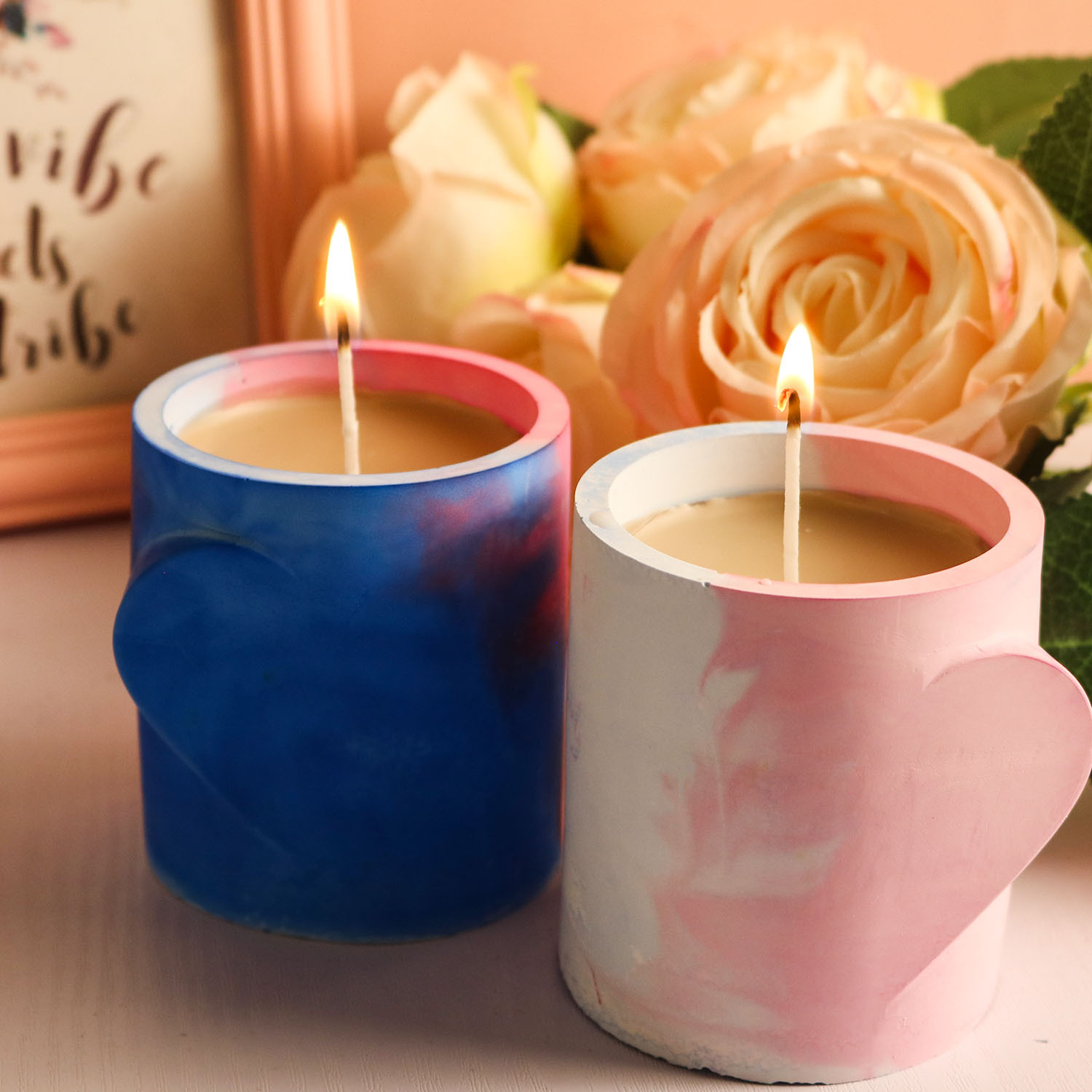 Love Candle Cup Scented Candle - đánh giá và giá Soap Making Home