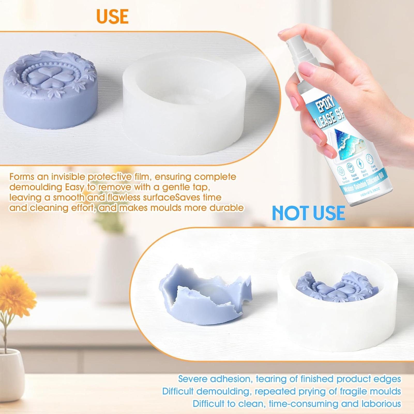 100ml Silicone Release Spray E - đánh giá và giá Soap Making Home