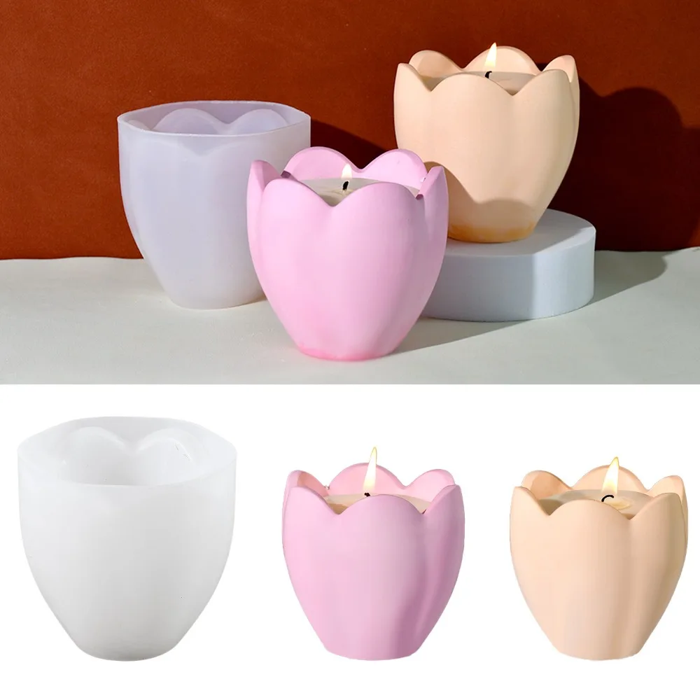 Tulip Candle Holder Silicone M - đánh giá và giá Soap Making Books