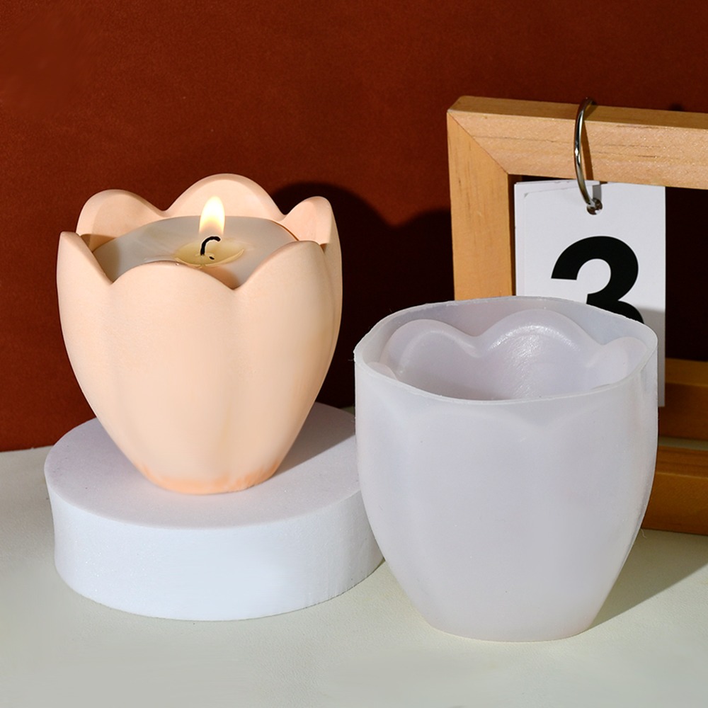 Tulip Candle Holder Silicone M - đánh giá và giá Soap Making Books