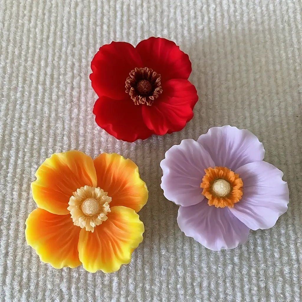 Flower Silicone Candle Mold, C - đánh giá và giá Soap Making Home