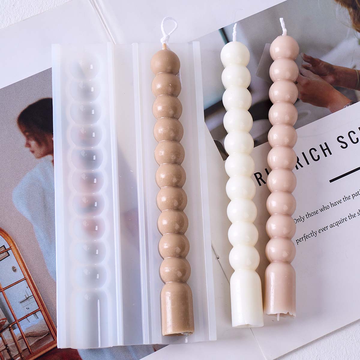 3D Long Stripes Bubble Bead Pi - đánh giá và giá Soap Making Home