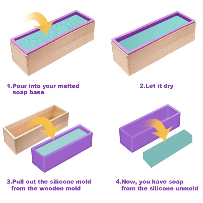 Flexible Silicone Soap Mold Re - đánh giá và giá Soap Making Books