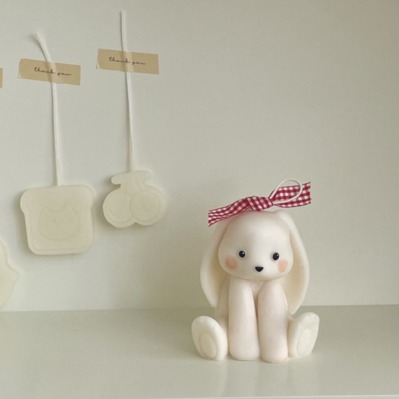 Sitting Rabbit Silicone Candle - đánh giá và giá Soap Making Home