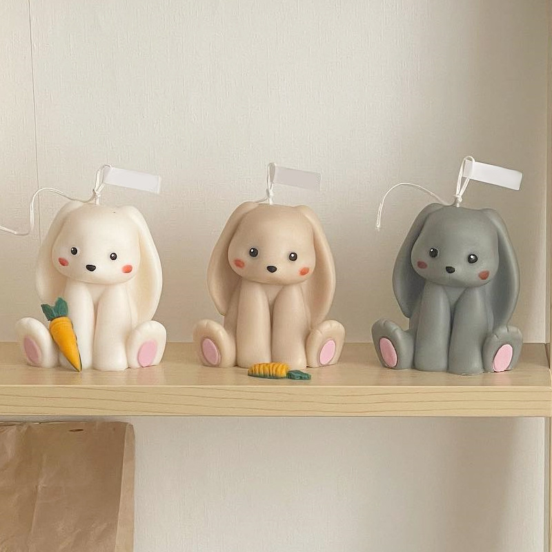 Sitting Rabbit Silicone Candle - đánh giá và giá Soap Making Home