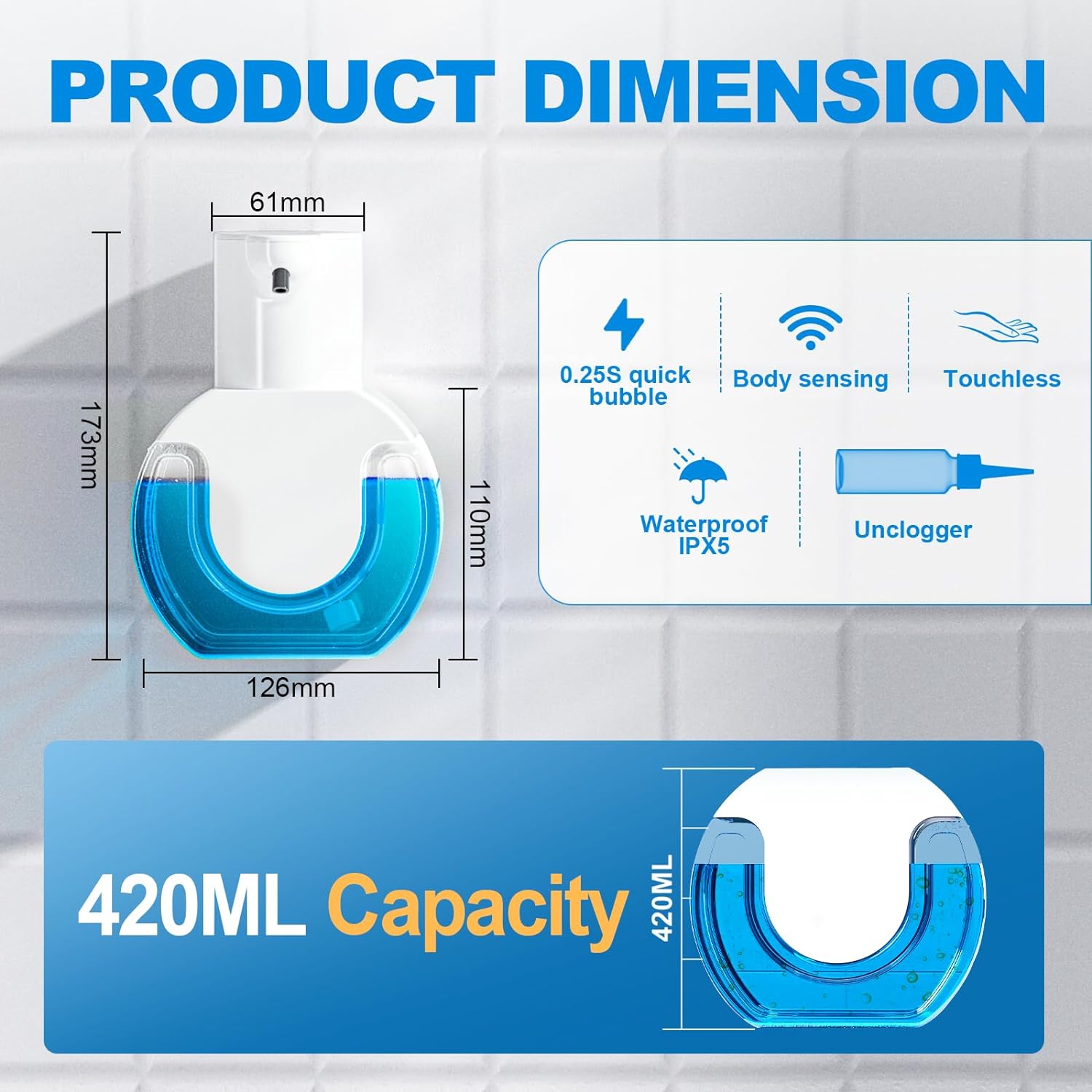 420ML Large Capacity Touchless - đánh giá và giá Soap Making Machine