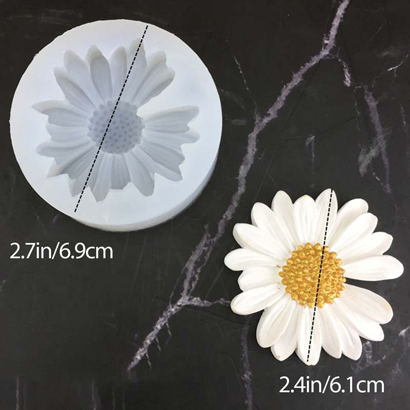 DIY Candle Silicone Mold Daisy - đánh giá và giá Soap Making Home