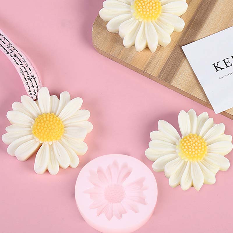 DIY Candle Silicone Mold Daisy - đánh giá và giá Soap Making Home