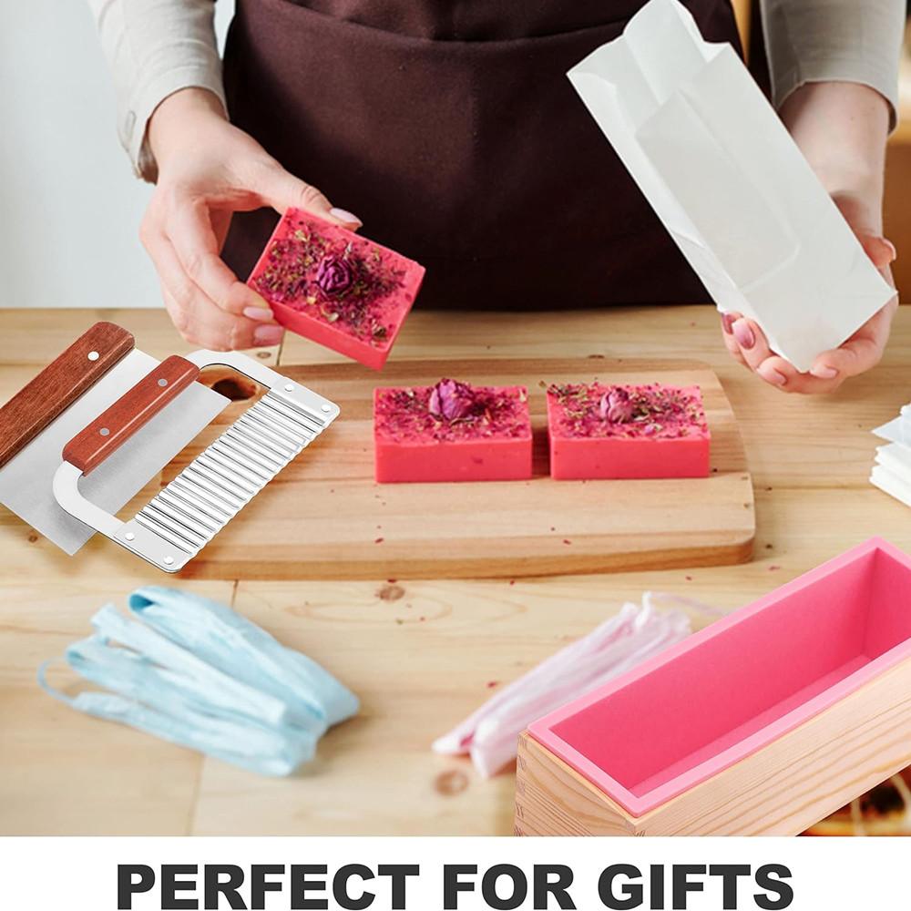 1.2L Silicone Soap Molds Kit 4 - đánh giá và giá Soap Making Books