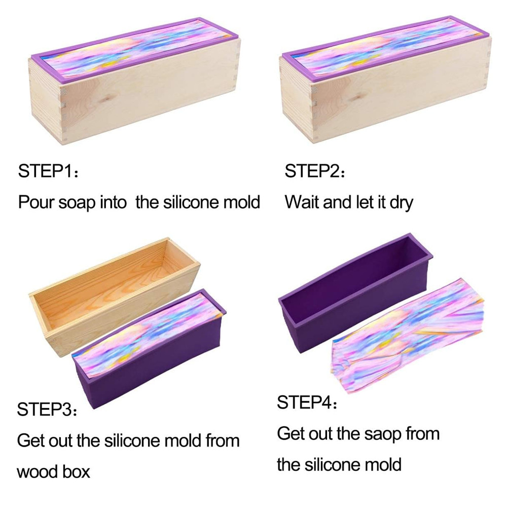 1.2L Silicone Soap Molds Kit 4 - đánh giá và giá Soap Making Books