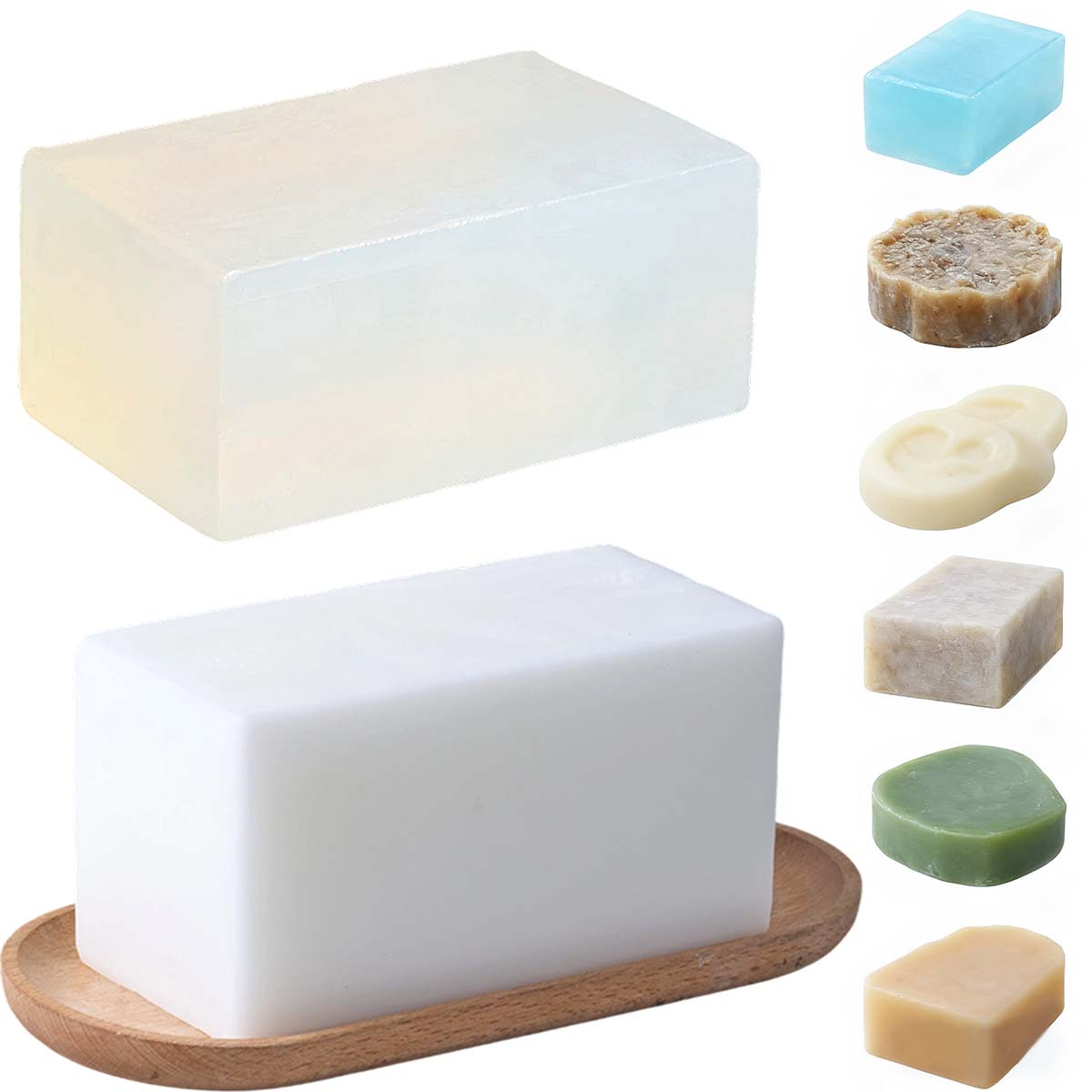 1000G Box Clear White Glycerin - đánh giá và giá Soap Making Books